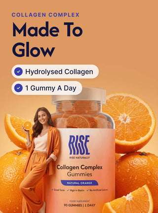 Collagen Complex - 90 Orange Flavour Gummies (90 Days · 31p A Day)