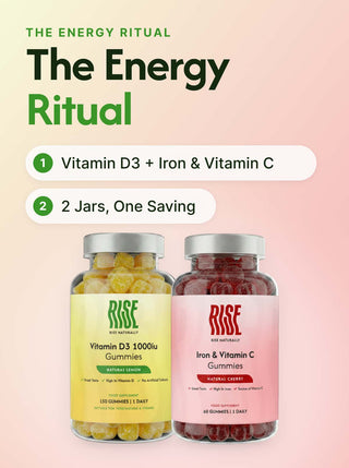 The Energy Ritual (Vitamin D3 + Iron & Vitamin C) - 60 Days · 48p A Day