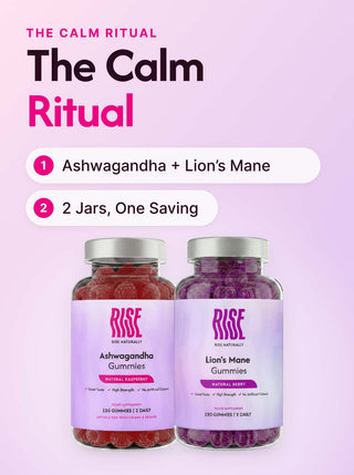 The Calm Ritual (Ashwagandha + Lion's Mane) - 60 Days · 83p A Day