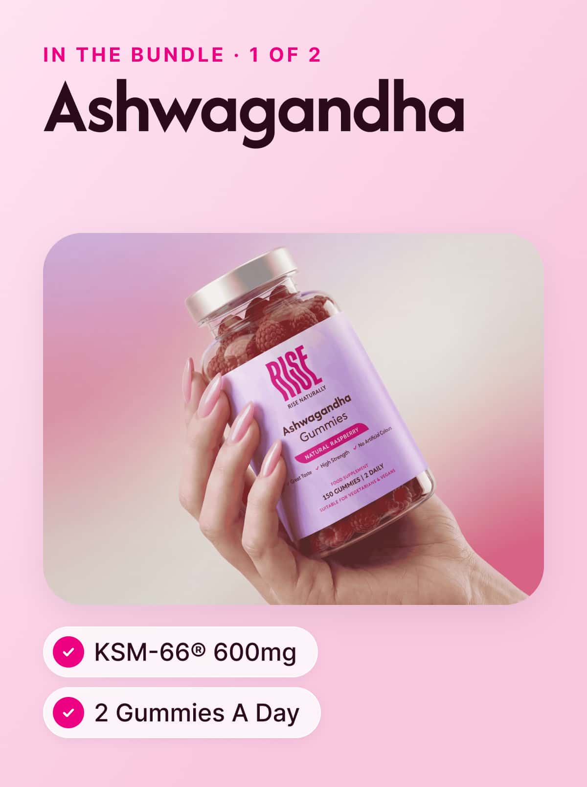 The Calm Ritual (Ashwagandha + Lion's Mane) - 60 Days · 83p A Day