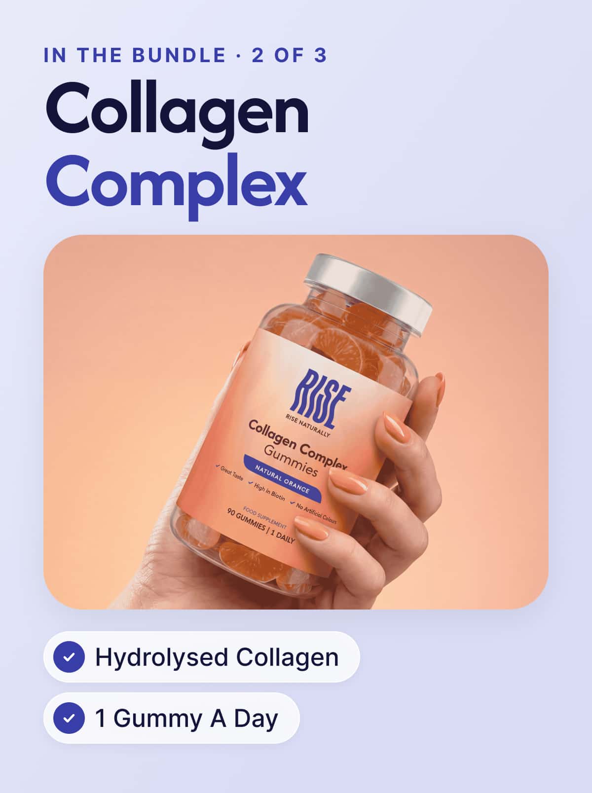 The Full RISE (Ashwagandha + Collagen + Vitamin D3) - Up To 75 Days · 85p A Day