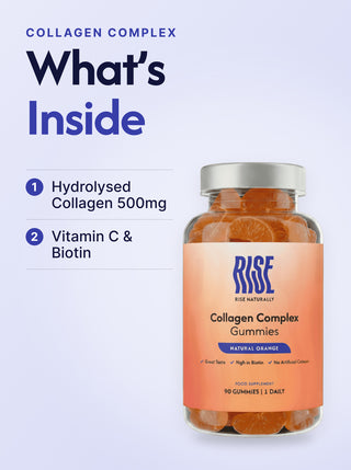 Collagen Complex - 90 Orange Flavour Gummies (90 Days · 31p A Day)