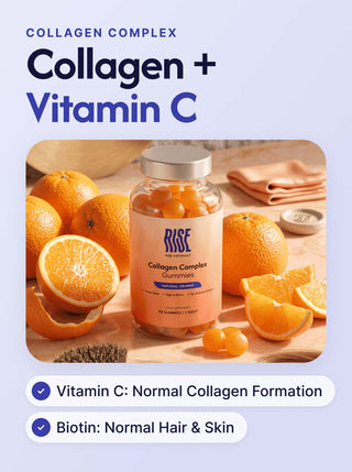 Collagen Complex - 90 Orange Flavour Gummies (90 Days · 31p A Day)