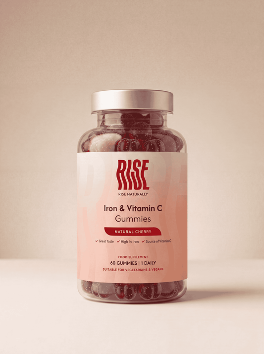 Iron & Vitamin C - 60 Natural Cherry Flavour Gummies