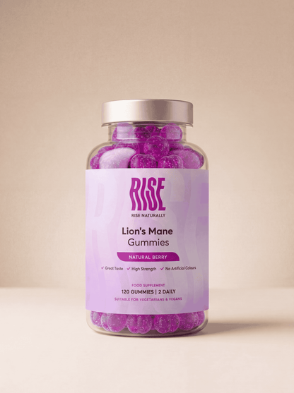 Lions Mane - 120 Natural Berry Flavour Gummies