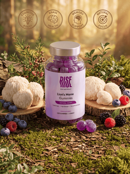 Lions Mane - 120 Natural Berry Flavour Gummies