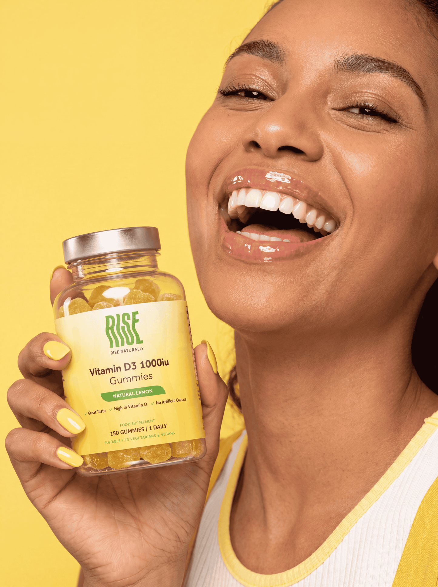 Vitamin D3 1000iu - 150 Lemon Flavour Gummies