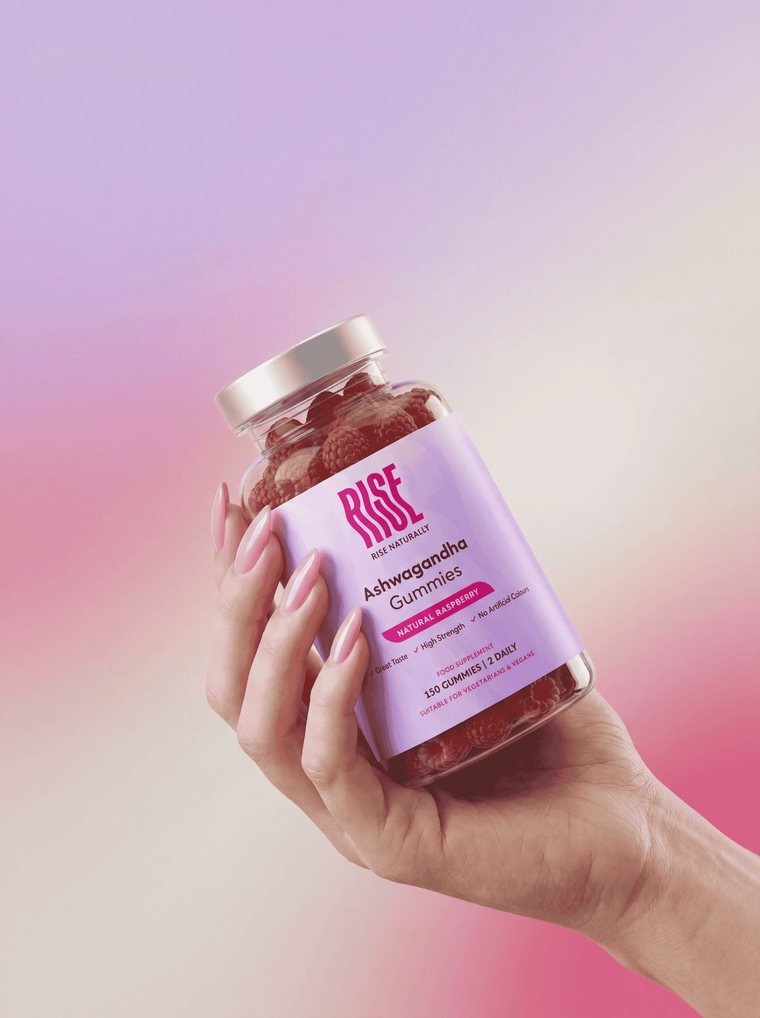 Ashwagandha 600mg - 150 Natural Raspberry Flavour Gummies (75 Days · 47p A Day)